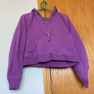 Lululemon moonlight magenta hooded scuba M/L